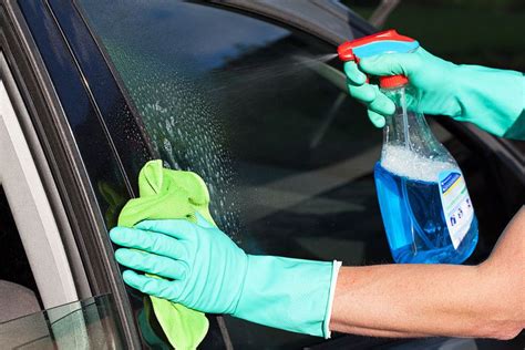 Window Cleaner On Car Windscreen Retail Stores Mx