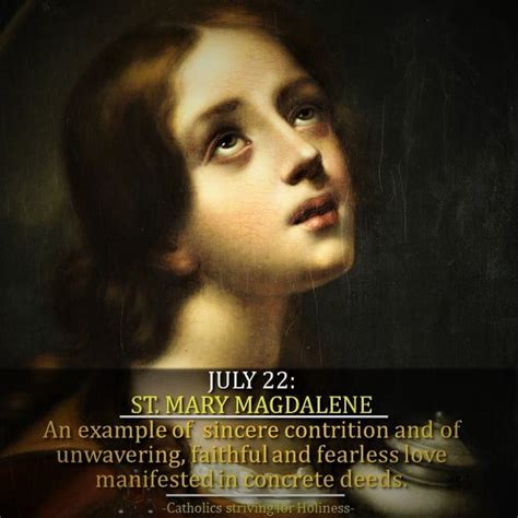 July 22 St Mary Magdalene Gospel Commentaries Catholics Striving For Holiness