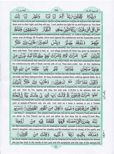 Holy Quran Para 28 Read Quran Para English Translation Online