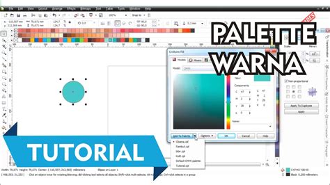 Tutorial Membuat Palette Warna Di Corel Draw YouTube