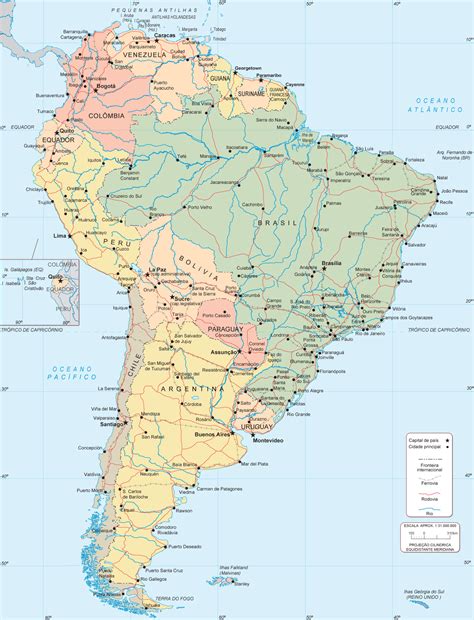 Países Que Fazem Parte Da América Do Sul - 8