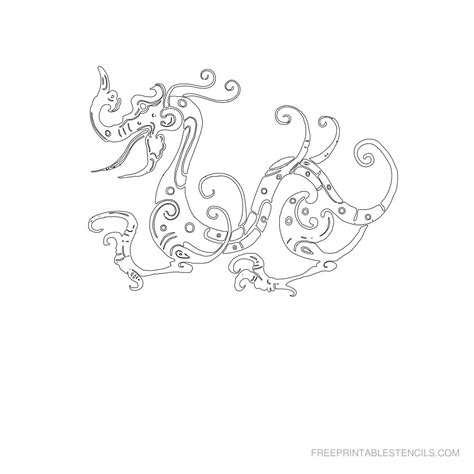 Free Printable Dragon Stencils Free Printable 15795 The Best Porn Website