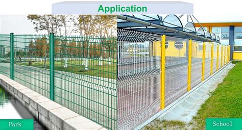 3D Galvanized Metal Welded Iron Mesh PVC Coated Bending Fencing Panels