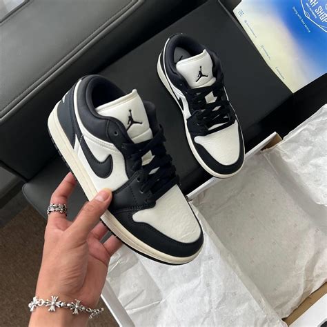 Minhshopvn Giày Nike Air Jordan 1 Low Se ‘vintage Panda Fb9893 101