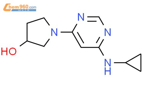 1353974 11 4 1 6 Cyclopropylamino pyrimidin 4 yl pyrrolidin 3 ol化学式