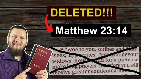 Should Matthew Be Removed From The Bible Textualcriticism