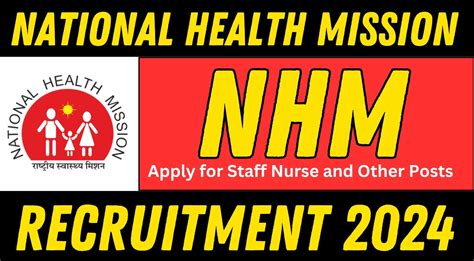 NHM Recruitment 2024 Apply For Staff Nurse And Other Posts