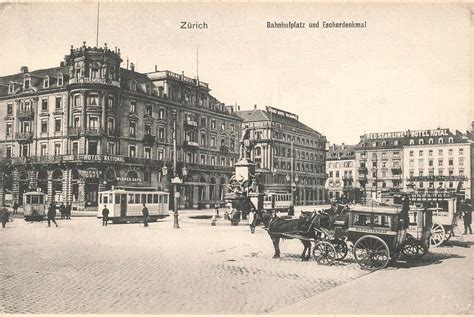 Zurich Bahnhofplatz Kutsche Tram Strassenbahn Kaufen Auf Ricardo