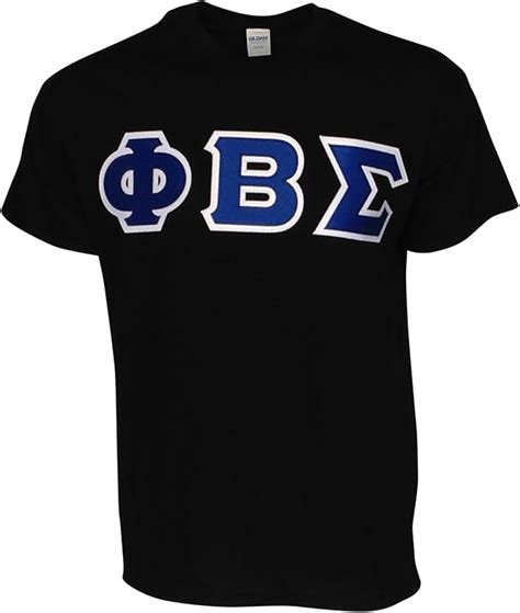 Mega Greek Mens Phi Beta Sigma Letter T Shirt Clothing