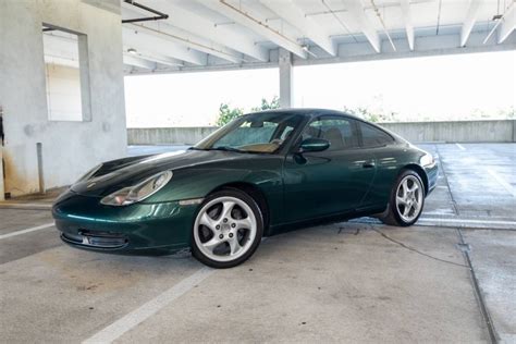 Green Over TAN 64K Mile Porsche 996 Carrera 6sp FirstFlatSix