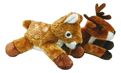 Deer And Fawne Buck And Baby Fawn Mini Flopsie 8 Stuffed Animal Plush By