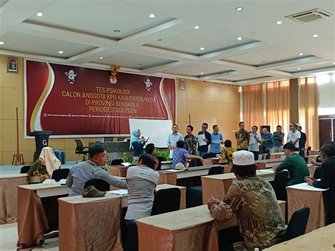 Peserta Calon Anggota Kpu Kabupaten Kota Bengkulu Gugur