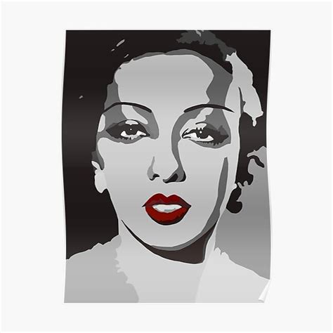 Josephine Baker Zou Zou Poster By Kellymavis Redbubble