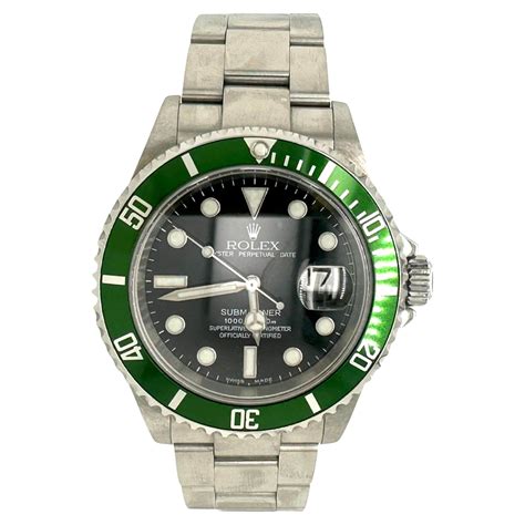 Rolex Submariner Kermit Stainless Steel 16610LV At 1stDibs Rolex