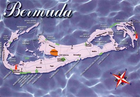 Brane & Nina: Map of Bermuda