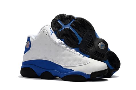 Nike Air Jordan Xiii 13 Retro Men Basketball Shoes White Blue Black