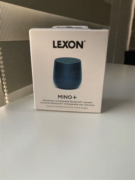 Lexon Mino Bluetooth Speaker In Blue Audio Other Audio Equipment On