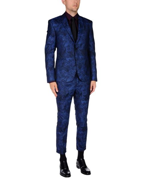 versace suit  blue modesens mens fashion suits versace suits