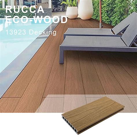 Rucca Wpc Wood Composite Timber Tube Teak Wood Logs Timber For Outdoor