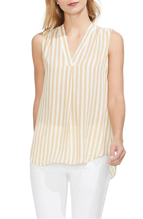 Vince Camuto Stripe Sleeveless Blouse Nordstrom Blouse Nordstrom Sleeveless Blouse Sleeveless