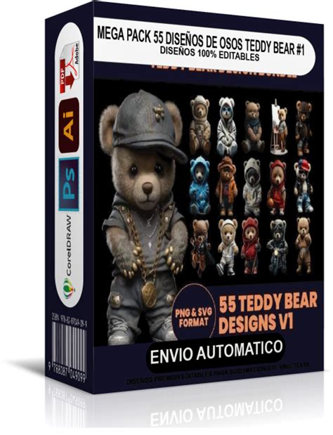 Pack Dise Os De Osos Teddy Bear Hotmar