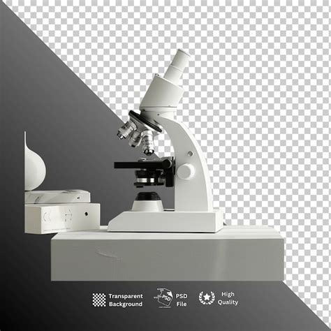 Premium Psd Microscope Isolated On Transparent Background