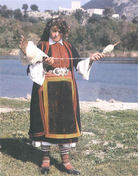 Albanian Folk Costumes Veshje Popullore Shqiptare Woman Dress