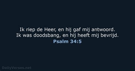 2 Augustus 2024 Bijbeltekst Van De Dag BGT Psalm 34 5