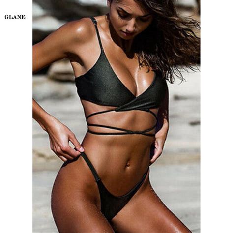 Bikini Reversible sin tirantes para mujer traje de baño con tirantes