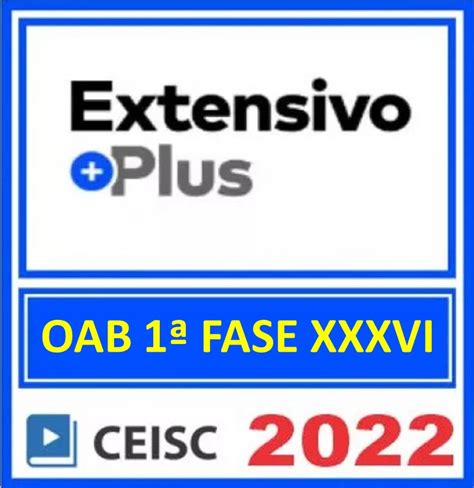 Rateio Oab Xxxvi Extensivo Plus Fase Ceisc