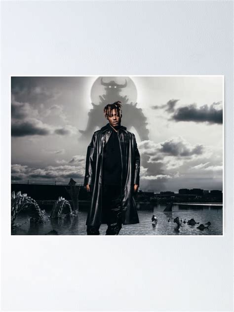 Juice Wrld Fighting Demons Album Cover Poster For Sale By Jorn Redbubble