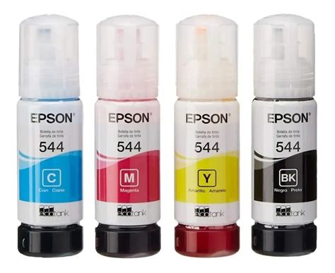 Tinta Epson L3250 Original 544 - Tinta Epson Original 544 65ml L1210 L3210 L3250 L5290 L3110 | MercadoLibre