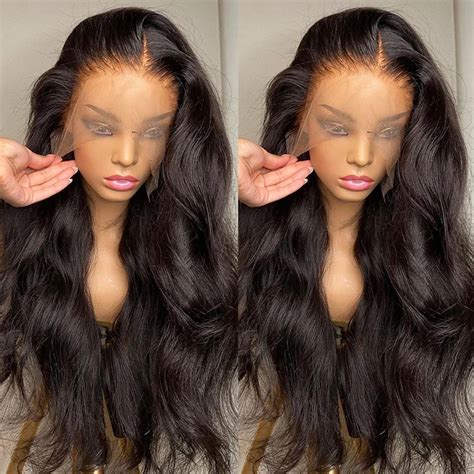 Perruque Lace Frontal Wig 360 Body Wave Br Silienne Remy Cheveux