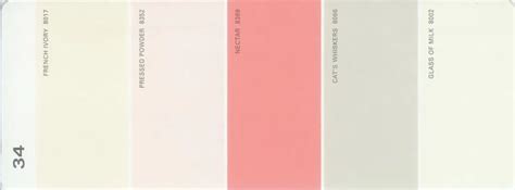 Martha Stewart Paint 5 Color Palette Card 34 Martha Stewart Paint