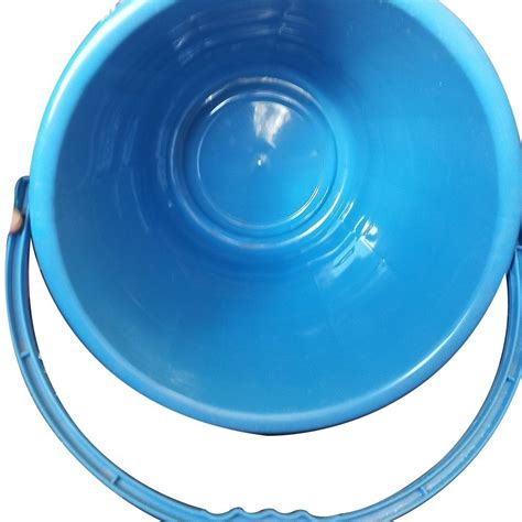 L Blue Plastic Bucket For Home With Handle At Rs In Doiwala