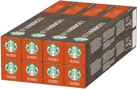 Starbucks Single Origin Colombia By Nespresso Torréfaction Ambrée Capsules De Café 8 X 10 80