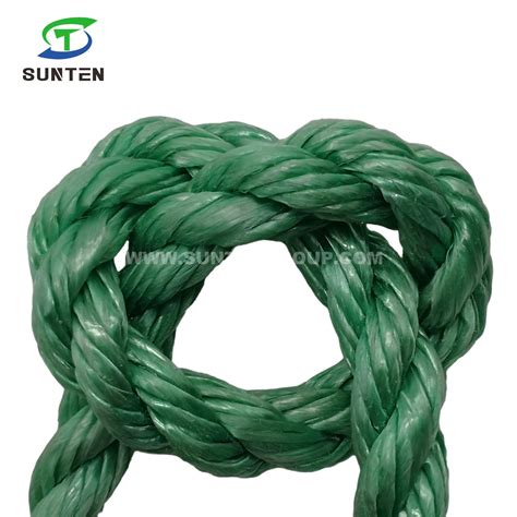 Strand Double Twisted Twist Green Pp Polypropylene Splitfilm Split