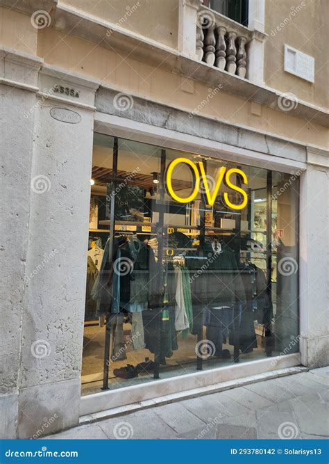 Venice, Italy- October 5, 2023: OVS Logo on OVS S Shop. Editorial Photography - Image of ...