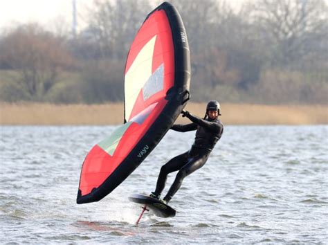 Vayu VVing Testing The New Version Of The Boom Wing SURF