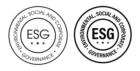 Environmental Social And Corporate Governance Esg Vector Icon Set Black In Color 22127197