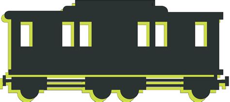 Train Vector graphics Silhouette Steam locomotive Rail transport - png ...