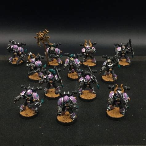 Chaos Space Marines X12 94466 Mindtaker Miniatures