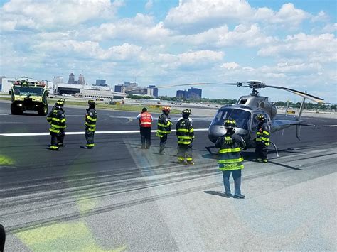 Helicopter Makes Emergency Landing At Newark Airport Newark NJ Patch