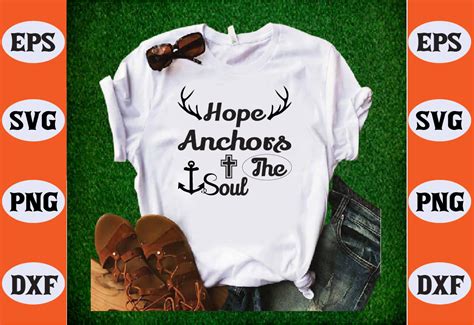 Hope Anchors The Soul Svg Graphic By Svg Design Hub Creative Fabrica