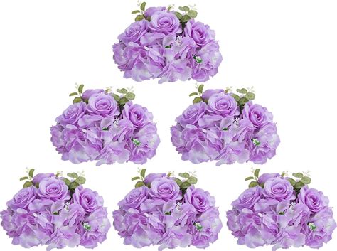 Amazon BLOSMON Artificial Flower Balls Centerpieces 6 Pcs 11 8