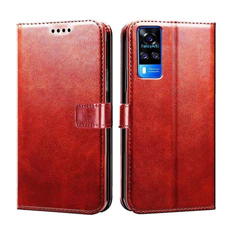 Deepsi Flip Back Cover Case For Vivo Y51i Dual Folder Leather Finish