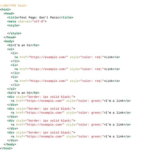 Code Snippets Learn Enough HTML CSS And Layout To Be Dangerous An