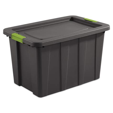 Sterilite Latching 30 Gal Plastic Storage Bin Container And Lid 4