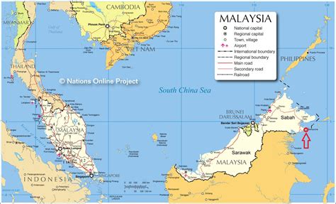 Borneo Location On World Map - Map