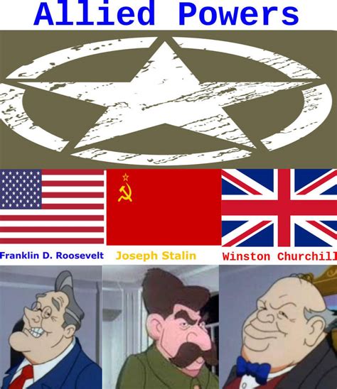 WW2 Allied Powers by JeffersonFan99 on DeviantArt